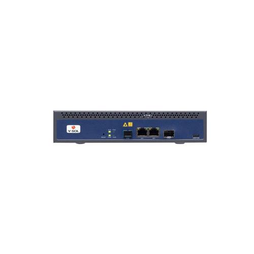OLT GPON VSOL V1600GS-F, 1 Porta GPON, 2 Portas RJ45, 1 Porta SFP, 1U, Preto