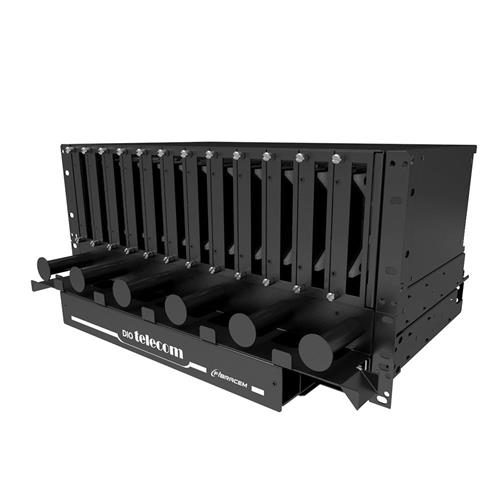 OpenBox Distribuidor Interno Óptico Fibracem, DIO 72 e144 Fibras Telecom, SC/APC Simplex, SM 19&#34; 5U