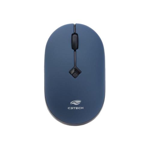 OPENBOX Mouse Sem Fio C3Tech RC Nano M-W60BL, 1600 DPI, 4 Botões, Slim, Azul