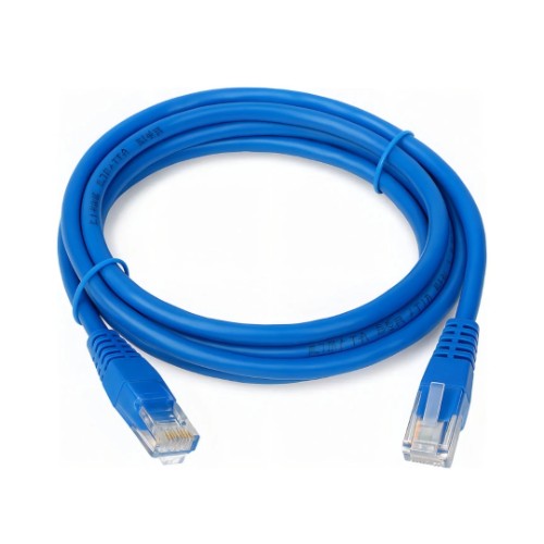 Cabo de Rede Prysmian Patch Cord CAT6, U/UTP, LSZH, 24 AWG, RJ45, 5 Metros, Azul, 10718534