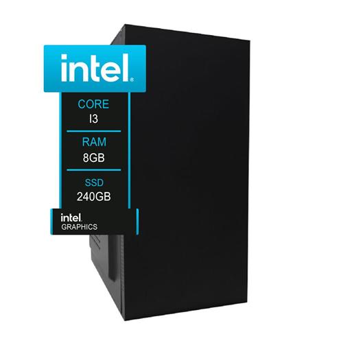 Computador YON Pro, Intel Core i3-3220, 8GB DDR3 (2x4GB), SSD 240GB Sata, HD 500GB