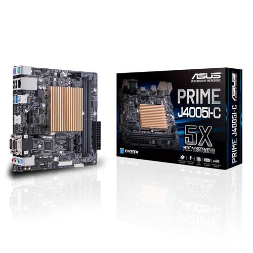 Placa Mãe Asus J4005I-C/BR, com Processador Intel Celeron J4005, Mini-ITX, DDR4