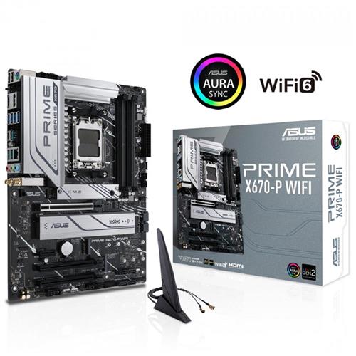 Placa Mãe Asus Prime X670-Plus Wifi AM5 DDR5 ATX