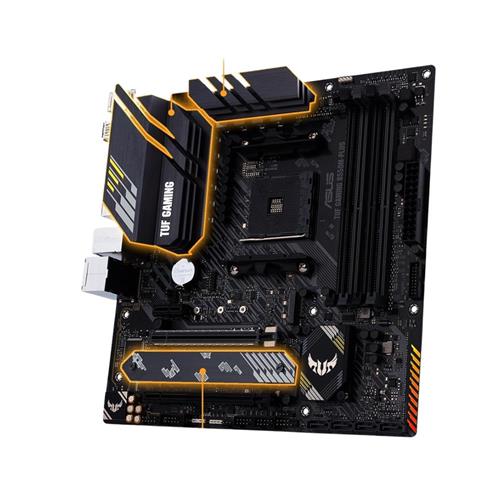 Placa-mãe Asus TUF Gaming B550M-Plus, Chipset B550, AMD AM4, mATX — imagem 1
