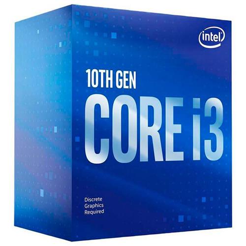 Processador Intel Core i3-10105F, 3.7GHz (4.4GHz Turbo), 4-Core 8-Threads, Cache 6MB, LGA 1200