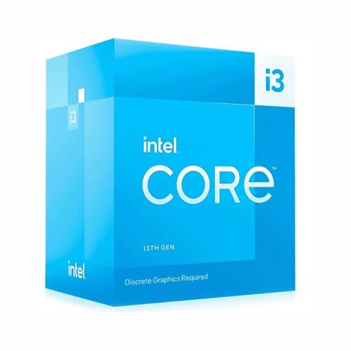 Processador Intel Core i3-13100F, 13ª Geração Raptor Lake, 4 Núcleos, 8 Threads, Base 3,4 GHz / Turbo 4,5 GHz, Cache 12 MB - TRAY
