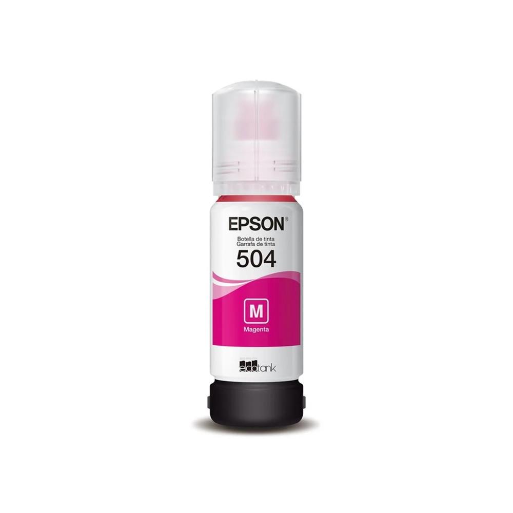 Refil de Tinta Epson T504 Magenta, 70ml, T504322