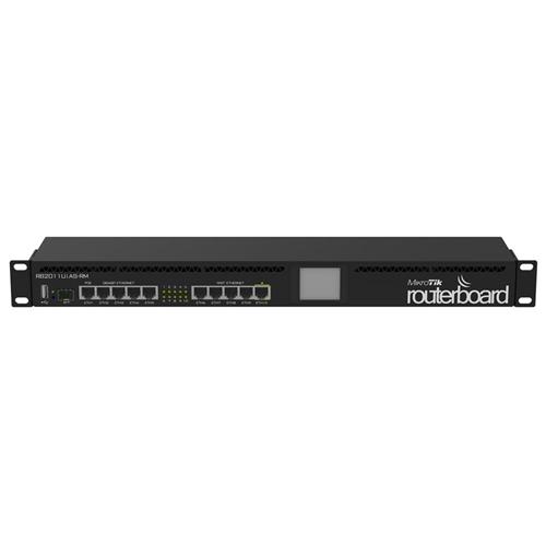 Roteador Mikrotik RB2011UiAS-RM Motagem em Rack 1U