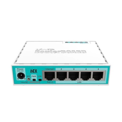 Roteador, Mikrotik RB750GR3, 5x Portas 10/100/1000 Mbps — imagem 1