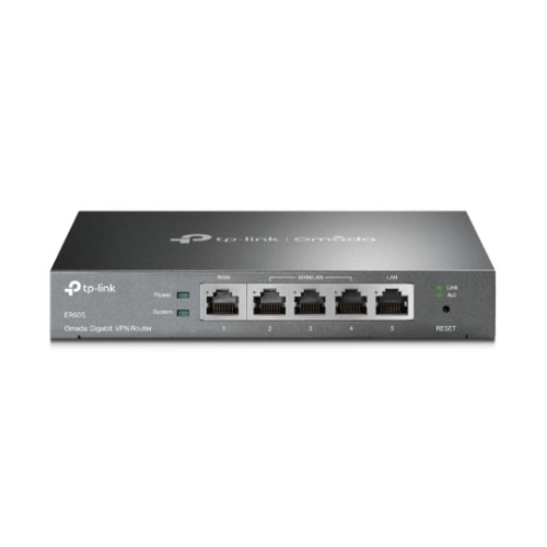 Roteador VPN Gigabit TP-Link Omada, ER605, Multi-WAN Load Balance, SDN, Cinza