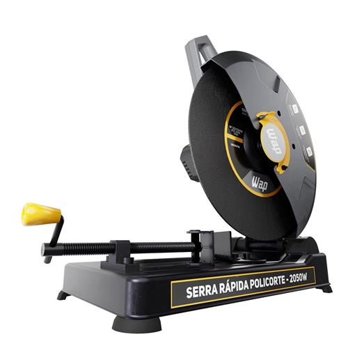 Serra Policorte WAP WF SP01, 2050W, Disco 14&#34;, 38000RPM, 220V, Preto