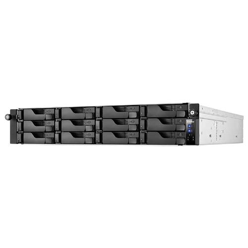 Servidor NAS Asustor AS7112RDX, 12RD, Intel Xeon E-2224 Quad-Core 3.4 GHz, 8GB DDR4, Prata