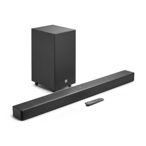 Soundbar JBL Cinema SB595, 3.1.2 Canais, Dolby Atmos, Subwoofer Sem Fio, Bluetooth 5.4, HDMI eARC, 220 W RMS