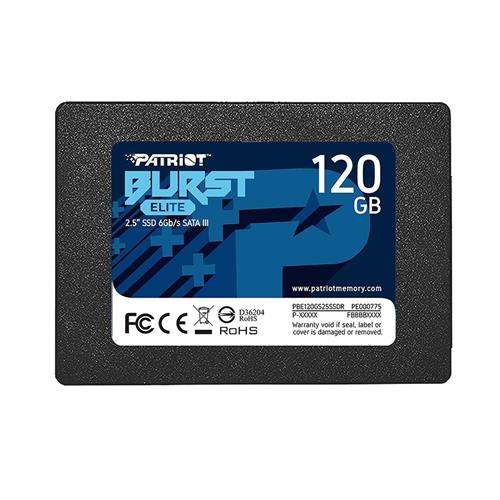 SSD Patriot Burst Elite, 120GB, Sata III, Leitura 450MBs e Gravação 320MBs