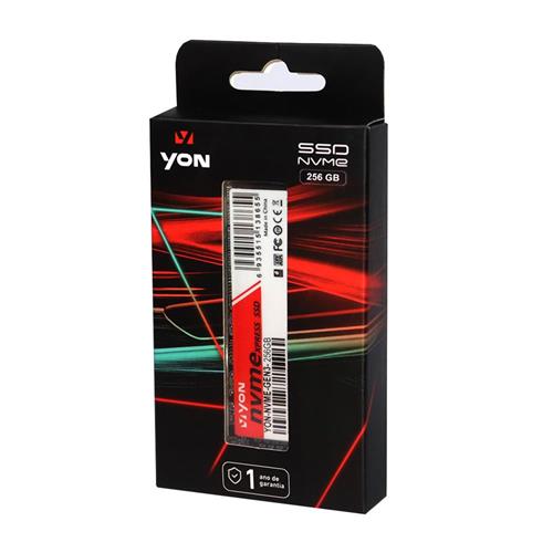 SSD Yon S280 256GB, NVME 2280, Leitura 1800MBs e Gravação 1150MBs, M.2
