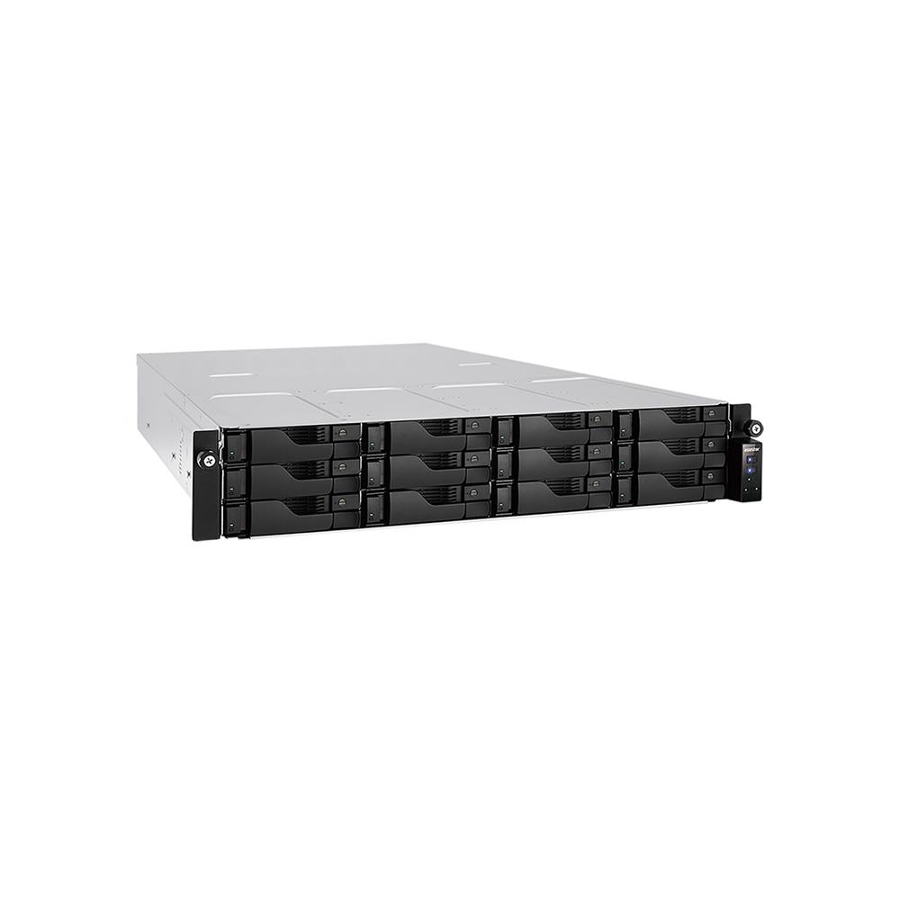 Servidor NAS Asustor AS6512RD, 12RD, Intel ATOM C3538 Quad-Core 2.1 GHz, 8GB DDR4, Prata