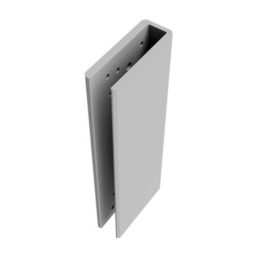 Suporte Fechadura Porta de Vidro AGL, Encaixe, AL150, AL200, Sem Furação, Cinza