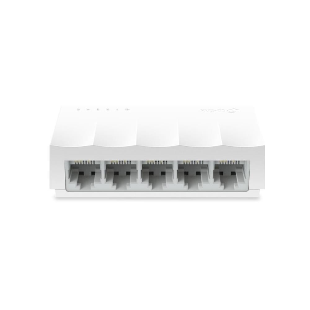 Switch Fast Ethernet 5 Portas TP-Link LS1005, 10/100 Mbps, Plug and Play, Branco