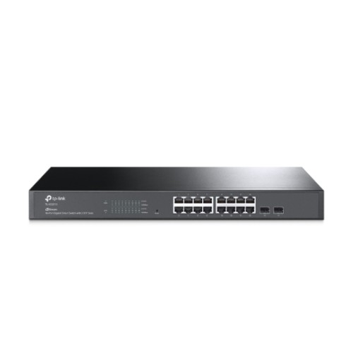 Switch TP-Link Omada TL-SG2218, 18 Portas Gigabit, 16 Portas RJ45, 2 Slots SFP, Smart L2+, Rack