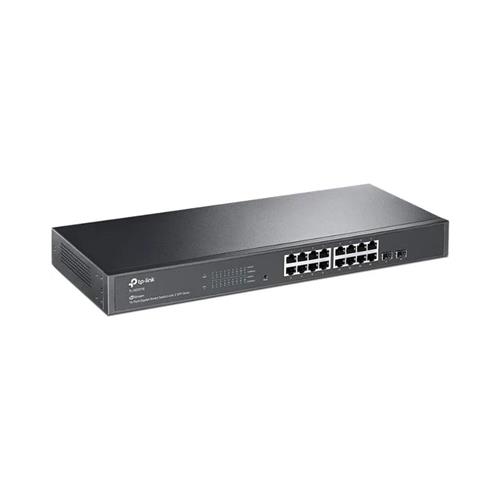 Switch PoE Smart TP-Link TL-SG2218P, 16 Portas Gigabit + 2 SFP, 150 W, Gerenciável