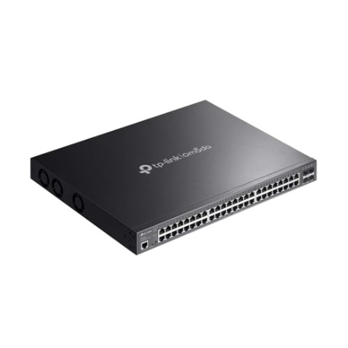 Switch Gerenciável Gigabit PoE+, TP-Link, 48 Portas Gigabit + 4 SFP+ 10G, TL-SG3452XP, Preto