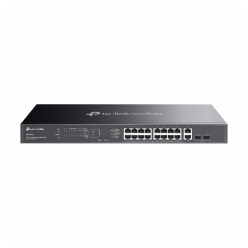 Switch Gerenciável PoE+, TP-Link Omada, ES220GMP, 20 Portas Gigabit, 16 PoE+, 250W, 2 SFP