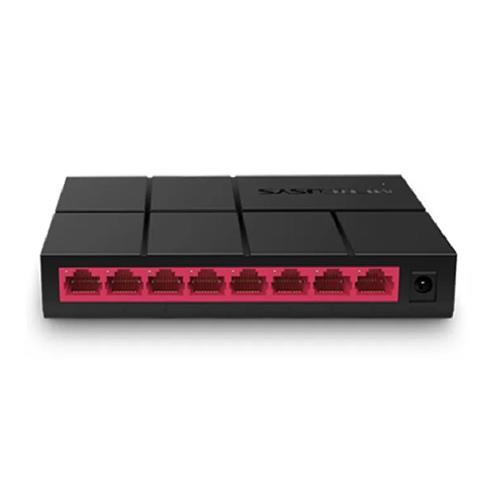 Switch Mercusys MS108G, 8 Portas Gigabit RJ45, 10/100/1000 Mbps, Plug and Play, Não Gerenciável, Desktop, LiteWave