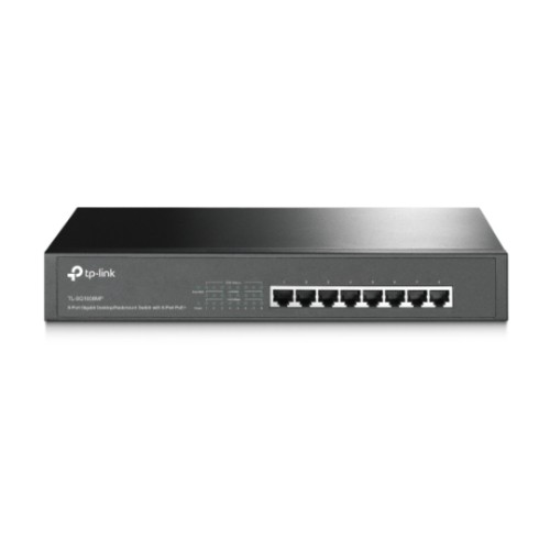 Switch TP-Link TL-SG1008MP, 8 Portas Gigabit PoE+, 153W, Rack, Não Gerenciável
