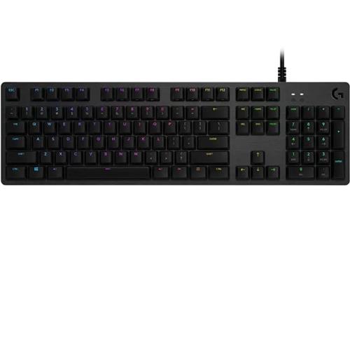 Teclado Mecânico Gamer Logitech G512 Carbon, ABNT2, RGB LIGHTSYNC, USB, Full Size, Switch Brown, Preto