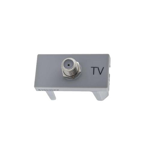 Tomada Antena Tipo f 1m Cinza - Pial Plus+
