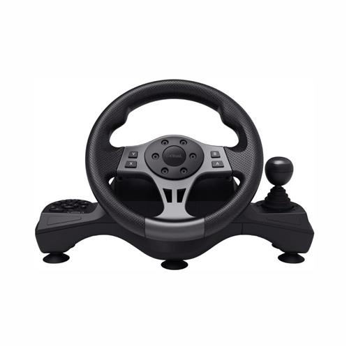 Volante Trust GXT 289 para PC Gamer, Xbox Series X/S, PS4, Nintendo Switch Volante de Corrida com Pedais Paddle Shifters