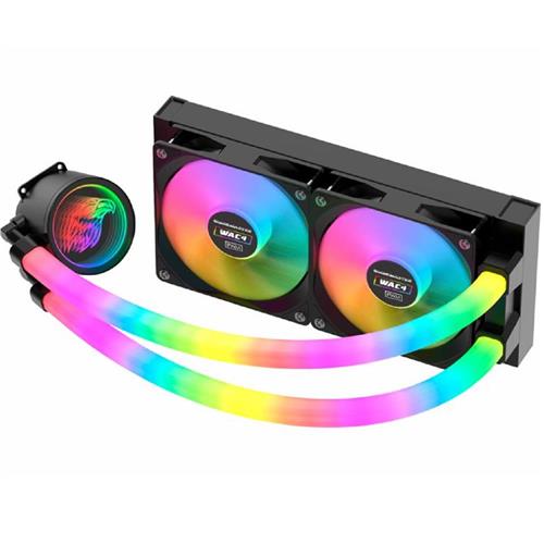 Water Cooler K-Mex WAC4, ARGB, 240mm, Intel, AMD, Preto