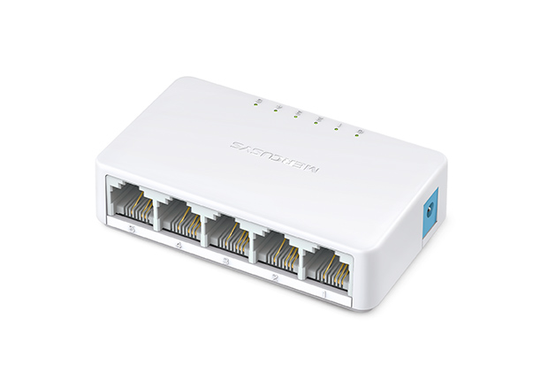 Switch Fast de Mesa Mercusys MS105, 5 Portas, 10/100Mbps, Branco