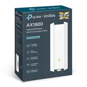 Access Point EAP610, AX1800 Outdoor, 802.11ac MU-MIMO, Wi-Fi 6, Dual Band, Branco