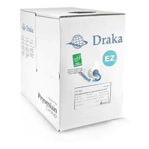 Caixa de Cabo Lan Cat5.e 4p Ez 305m Preto Prysmian