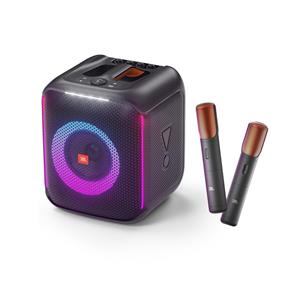 Caixa de Som JBL PartyBox Encore, com 2 Microfones, Bluetooth 5.1, IPx4, 100W RMS, Preto