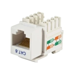 Conector Keystone Prysmian, RJ45 Fêmea, CAT6, UTP, Keystone, Branco, 10718511