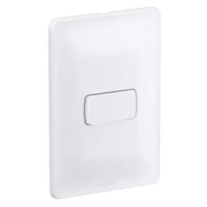 Conjunto de Interruptor Simples Pial Legrand Zeffia, 10A, 250V, Branco