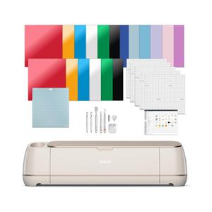 Kit Cricut Maker 4, Máquina de Corte Inteligente Seashell, com Acessórios e Materiais