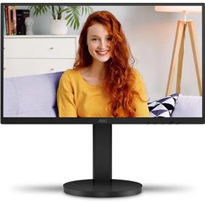 Monitor AOC 22B3HMF 21.5", Full HD, 75Hz, Ajuste de Altura, HDMI e VGA, Preto