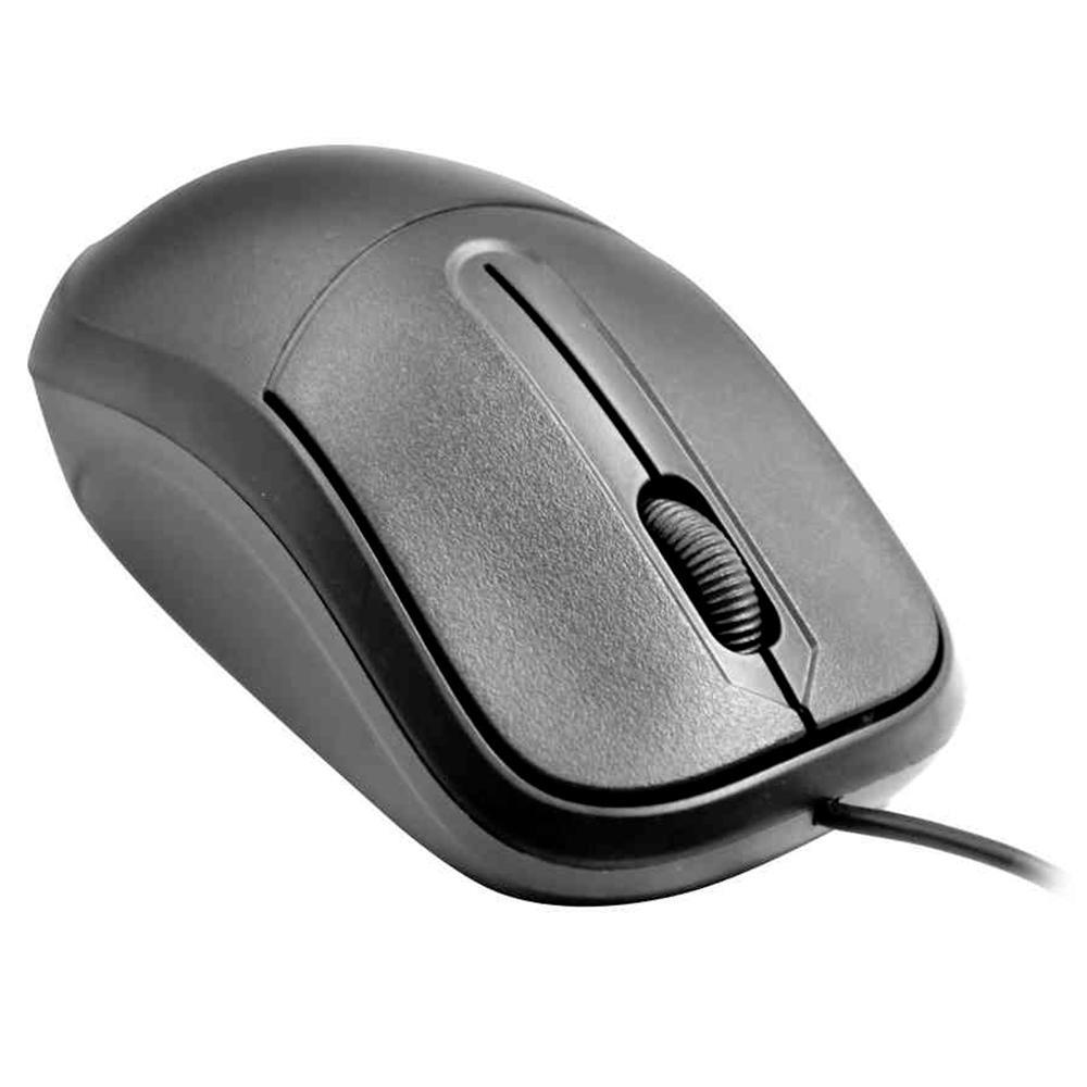Mouse C3Tech MS-35BK, 1000 DPI, 3 Botões, USB, Optc, Preto