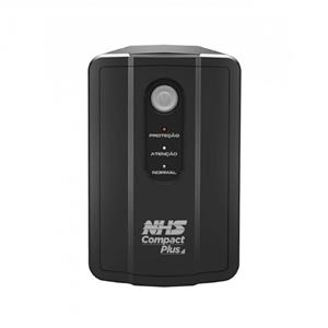 Nobreak NHS Compact Plus 4 Senoidal, 1000VA, Entrada Bivolt, Saída 120V, com 2 Baterias