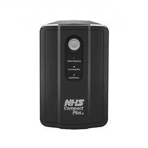 Nobreak NHS Compact Plus 4 Senoidal, 1200VA, Entrada Bivolt, Saída 120V, com 2 Baterias