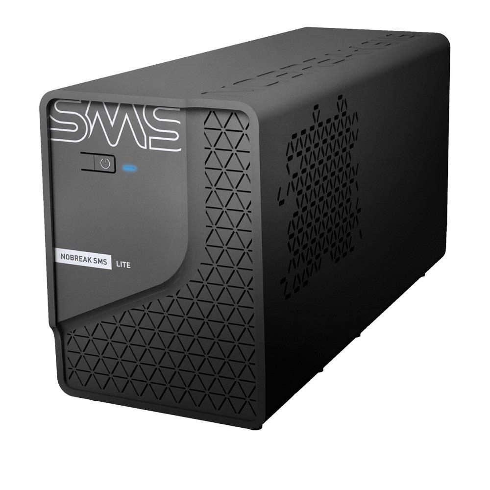 Nobreak SMS Lite 1200VA Mono/115V Senoidal 6 Tomadas Preto