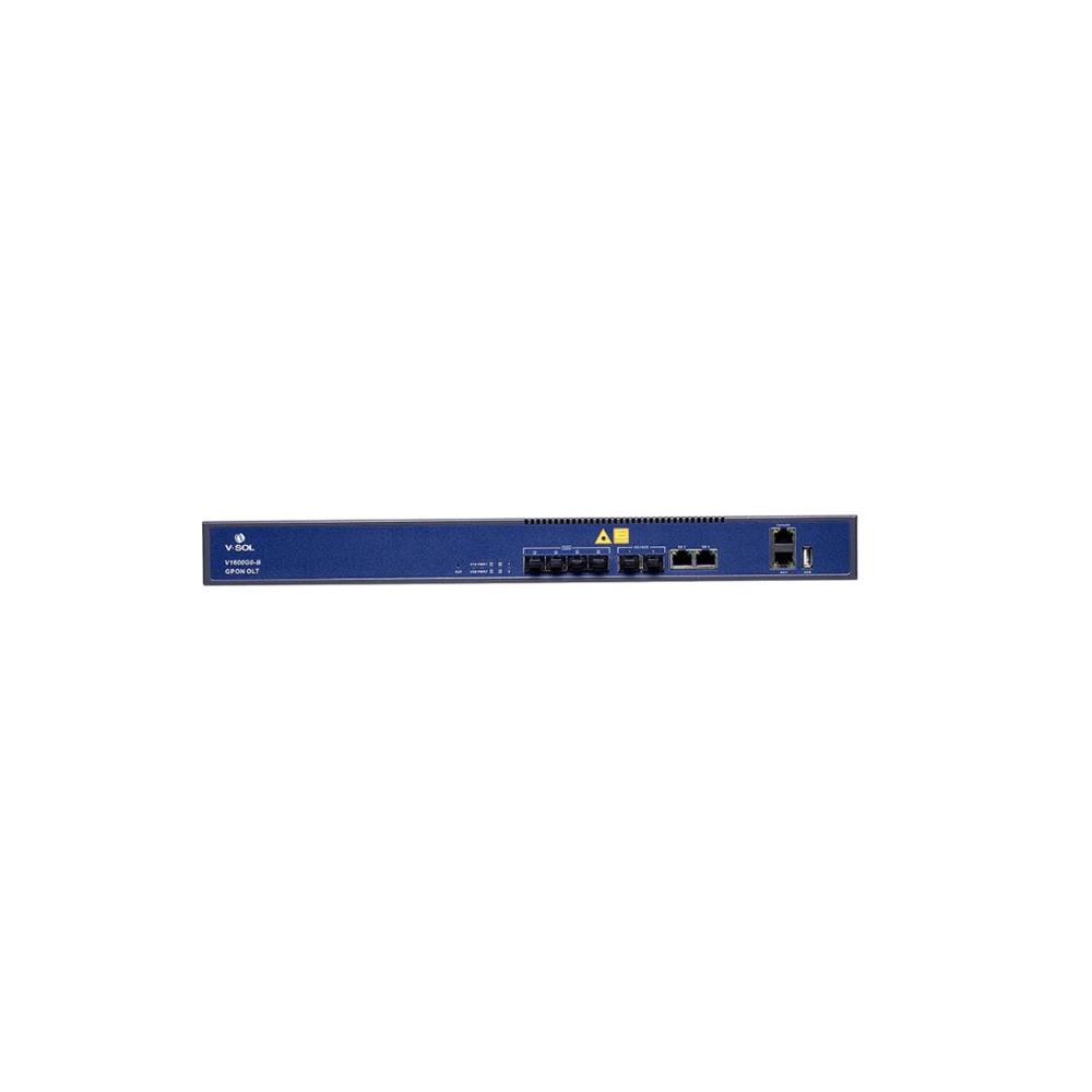 OLT Gpon VSOL V1600G0-B, 4 Portas, 2 Potas SFP, 2 Portas LAN, USB, 1U
