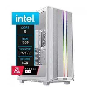 PC Gamer Intel Core i5-10400F, RX6600 8GB, 16GB DDR4, 256GB NVMe