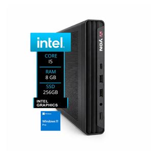 Mini PC Yon CPI9Y08S25W2, Intel Core i5-10400, 8GB DDR4, SSD 256GB NVMe, Windows 11 Pro
