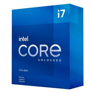 Processador Intel Core i7-11700KF, 3.6GHz (4.9GHz Turbo), 8-Core 16-Threads, Cache 16MB, LGA 1200