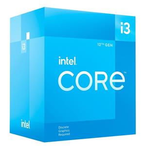 Processador Intel Core i3-12100F, 3.3GHz (4.3GHz Turbo), 4-Core 8-Threads, Cache 12MB, LGA 1700