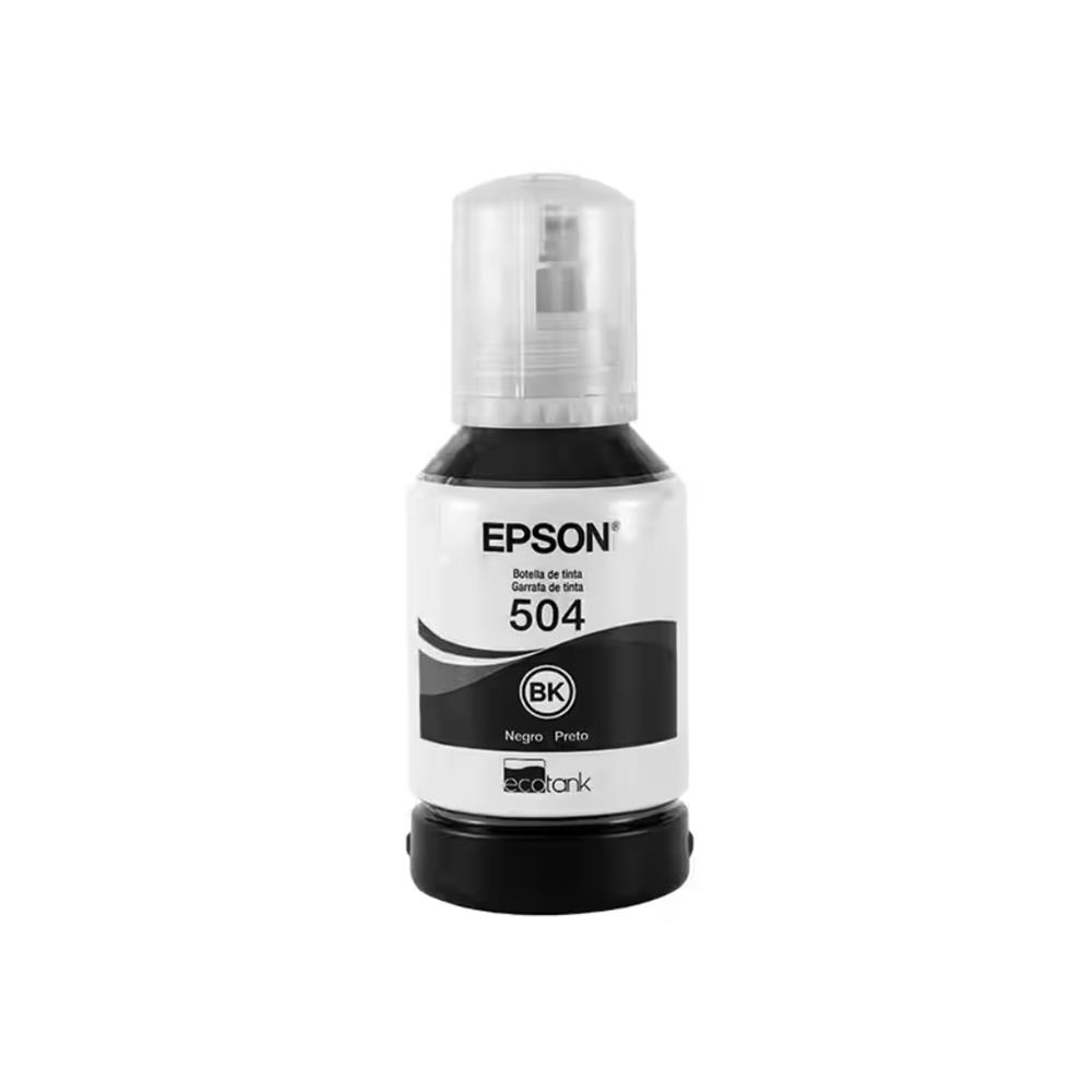 Refil de Tinta Epson T504 Preto, 127ml, T50412BR 